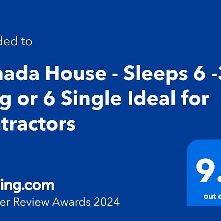 Canada House - Sleeps 6 -3 King Or 6 Single Ideal For Contractors 沃灵顿 外观 照片